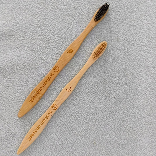 Adult Bamboo Tooth Brush  (Pack of 2)